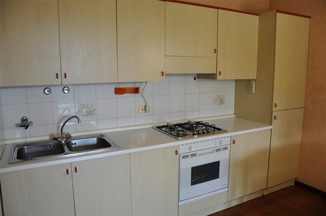 Cooking nook with fridge and oven