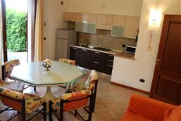 Living room with kitchen