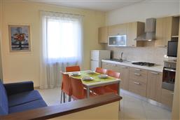 Living room with kitchen